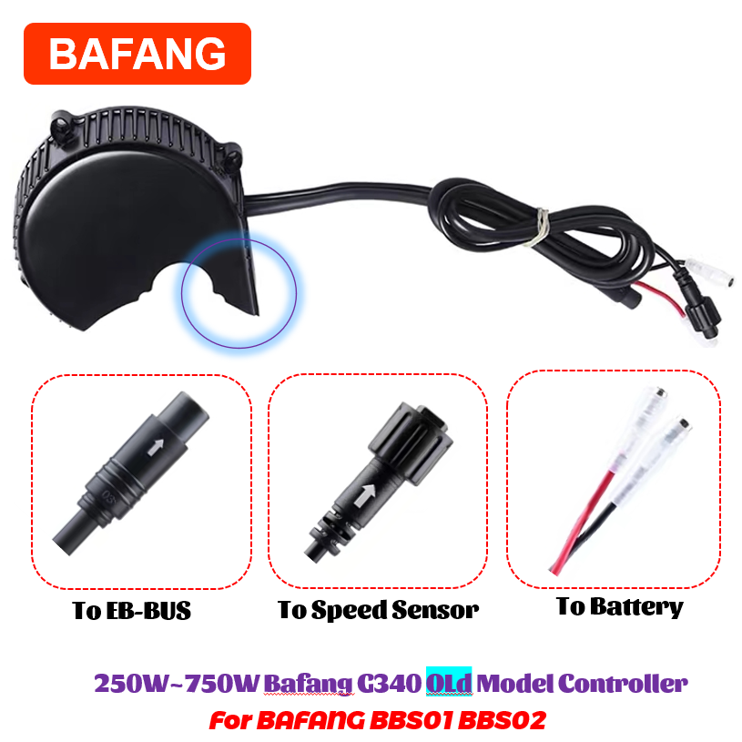 Bafang Bbs02B 48V 750W Mid Drive Kit - Bafang BBS01 BBS01B BBS02 BBS02B bbshdワットミッド駆動モーター交換コントローラ36v