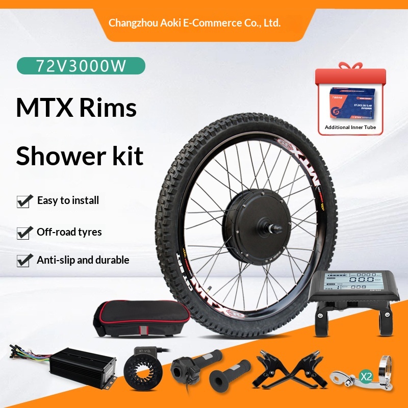 72V 3000W 26インチ歯無しホイールハブモーター変換 - 72V 5000W Hub Motor Kit のレビューと価格